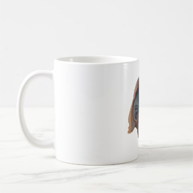 O ist für Orangutan Kaffeetasse (Links)