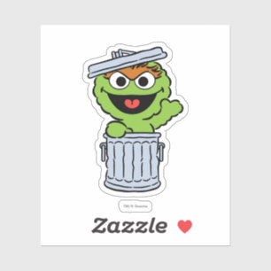 O ist für Oscar der Grouch Name hinzufügen Aufkleber