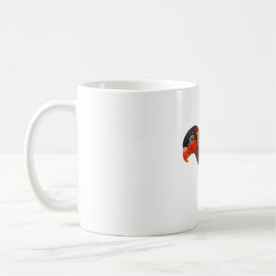 O ist für Verziert Lorikeet Kaffeetasse