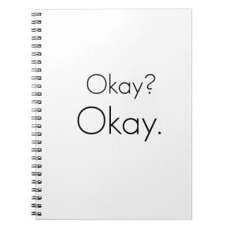 O.K.? O.K. NOTIZBLOCK
