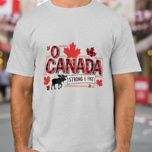 O Kanada Stark & Frei Elch ID1314 T-Shirt