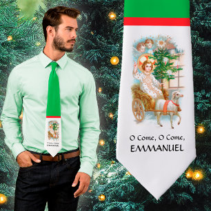 O komm, komm, Emmanuel Advent Krawatte