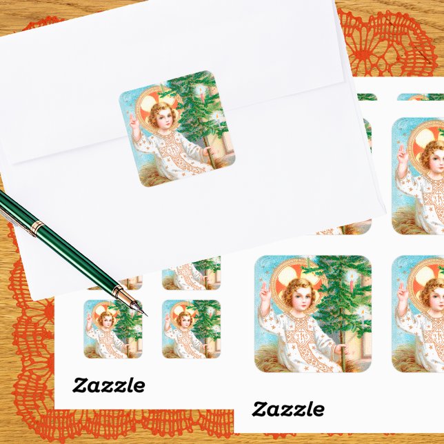 O komm, o komm, Emmanuel (Detail) Advent Quadratischer Aufkleber (Von Creator hochgeladen)