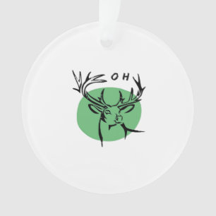 O Lieb O Lieb Grüner Minimaler Moderner Acryl Weih Ornament