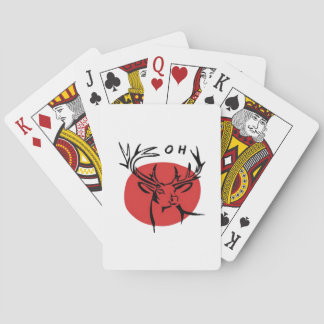 O Lieber O Lieber Rotes Retro Klassisches Design Spielkarten