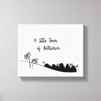 O Little Town Bethlehem Wrapped Canvas Art