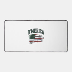 O’Merica Vintage-Flag-Shirt-Design mit Absicht bes Schreibtischunterlage