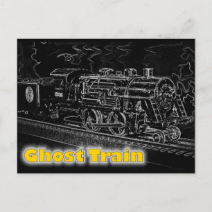 o Modellbahn skalieren - Ghost Train Postkarte