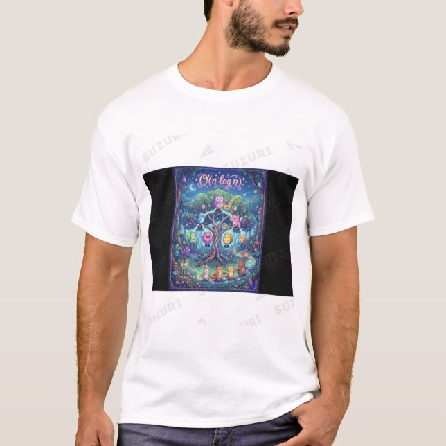 O(n log n) Binärbaum-Algorithmus T-Shirt | CS Comp (Vorderseite)