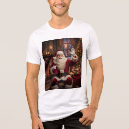 O Natal do Papai Noel Tri-Blend Shirt