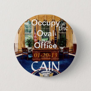 O-O-O Kain ovaler Büro-Knopf Button