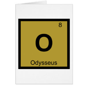 O - Odysseus Chemistry Periodisches Tabellensymbol