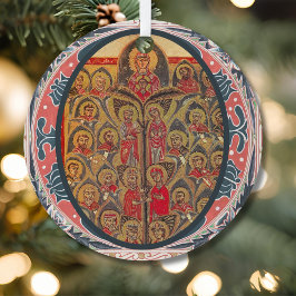 O Radix Jesse Tree of Jesse Advent Ornament Aus Metall