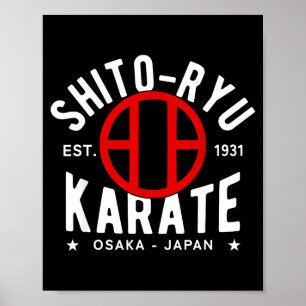 O Ryu Karate Do Kampfsport Japan Tokio Poster