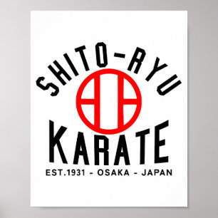 O-ryu Karate Japan Kampfsport Poster