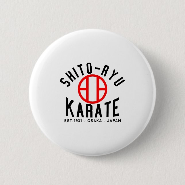 O-ryu Karate Japan Martial Arts  Button (Vorderseite)