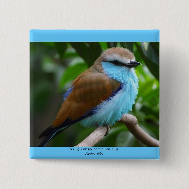 O singen an den Lord einen neuen Liedknopf Button (Vorderseite)