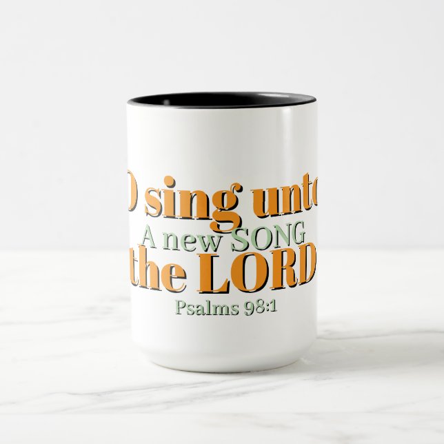 O singt dem HERRN Christlicher Becher Tasse (Zentrum)