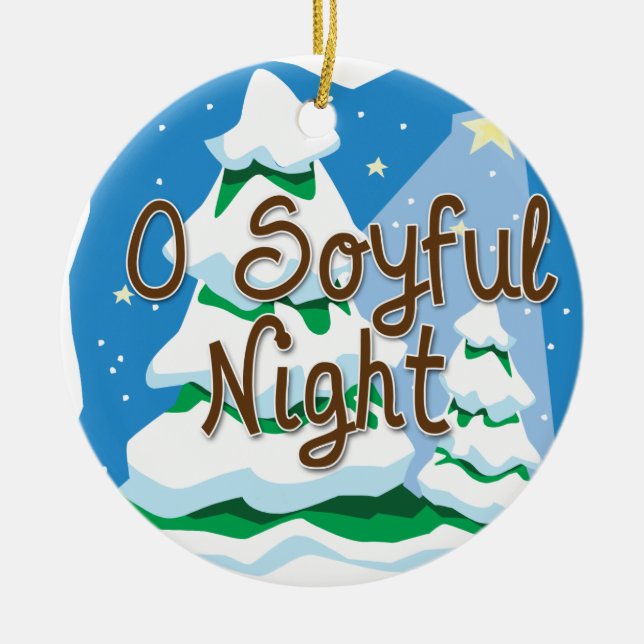 O Soyful Night Keramikornament (Vorne)