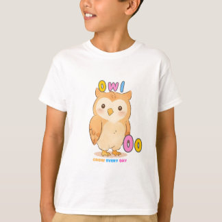 „O steht für Eule“-Alphabet-T-Shirt – Wachse jeden T-Shirt