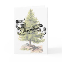 O, Tannenbaum Weihnachtskarte