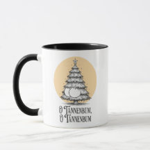 O Tannenbum Weihnachts-Po Pobackwitze-Tasse
