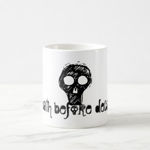 O, Tod vor Decaf! , hw Entwürfe Verwandlungstasse