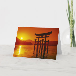 O-Torii Gate, Itsukushima-Schrein, Miyajima Karte