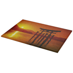 O-Torii Gate, Itsukushima-Schrein, Miyajima Schneidebrett