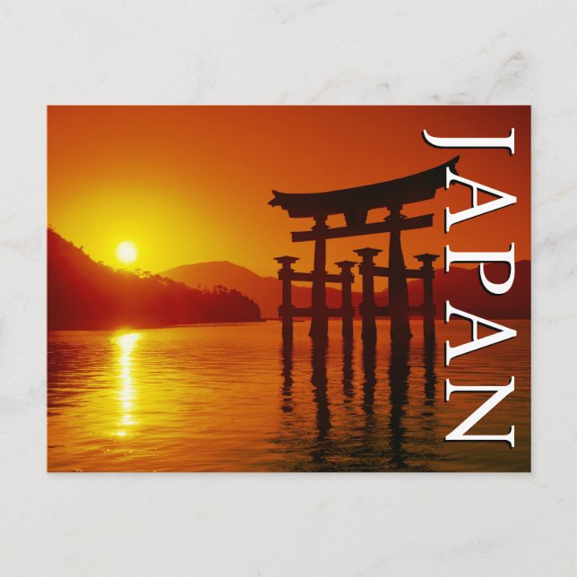 O-Torii Gate, Itsukushima Shrine | Miyajima, Japan Postkarte (Vorderseite)