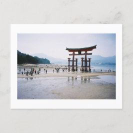 O-torii, Itsukushima-Schrein: Japan Postkarte