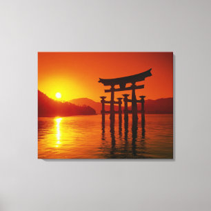 O-Torii-Tor, Itsukushima-Schrein, Miyajima, Leinwanddruck