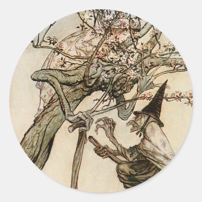 O Tree of Mine Runder Aufkleber (Vorderseite)