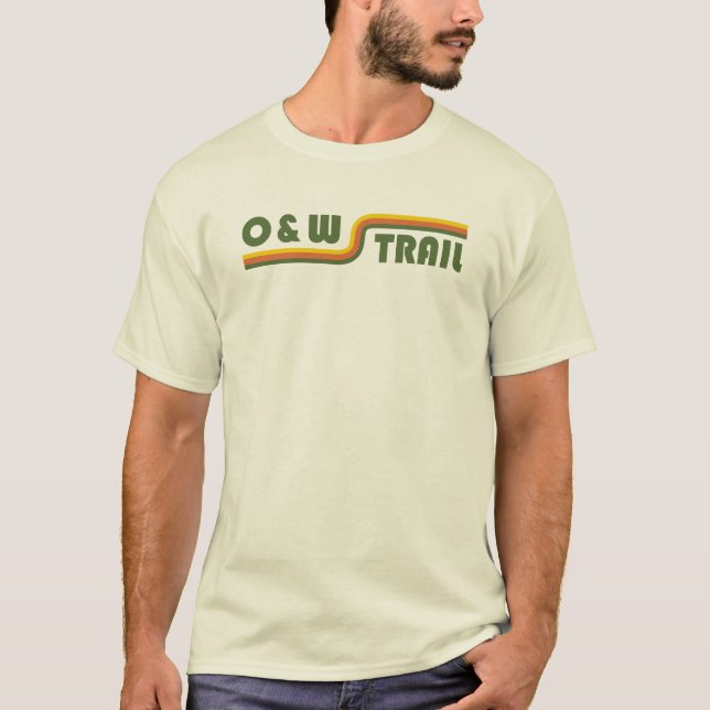 O&W-Bahnstrecke T-Shirt (Vorderseite)