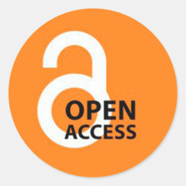 OA Advocacy-Aufkleber Runder Aufkleber