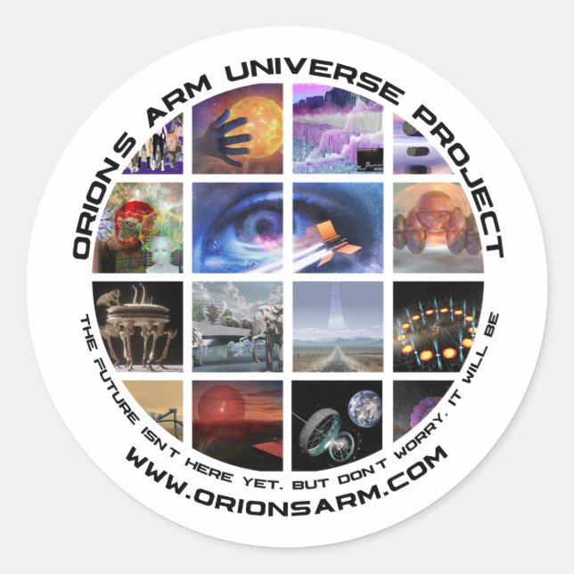 OA logo photo collage sticker (Vorderseite)