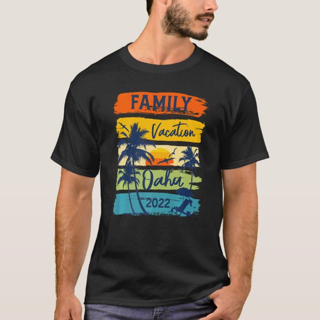 Oahu Hawaii Hawaiian Vacation 2022 Matching Family T-Shirt (Vorderseite)