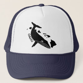 Oahu - Hawaii Islands Humpback Trucker Hat Truckerkappe