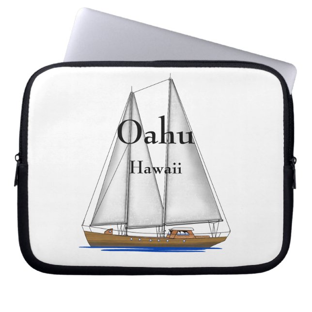 Oahu Hawaii Laptopschutzhülle (Vorderseite)