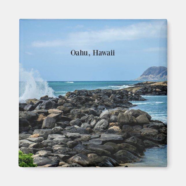 Oahu, Hawaii Magnet (Vorne)