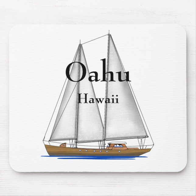 Oahu Hawaii Mousepad (Vorne)