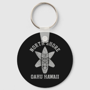 Oahu Hawaii Nordküste Surfstrand Surf Surfer Gif Schlüsselanhänger