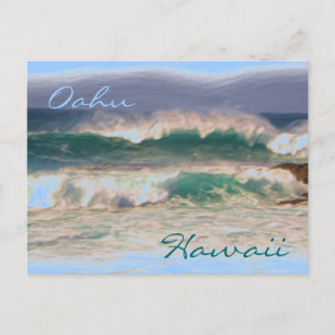 Oahu Hawaii North Shore Postkarte