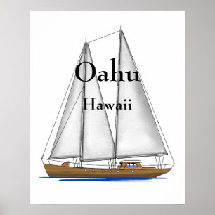 Oahu Hawaii Poster