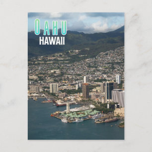 Oahu, Hawaii Travel Postcard Postkarte