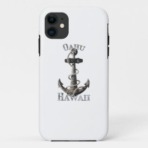 Oahu Hawaii Vacation Nautical Anchor Sailing Case-Mate iPhone Hülle