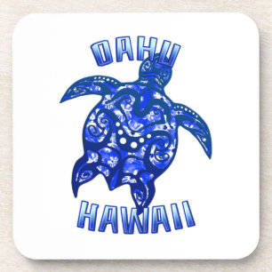 Oahu Hawaii Vacation Tribal Turtle Getränkeuntersetzer