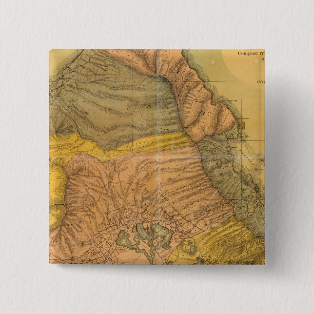 Oahu, Hawaiianische Inseln Button (Vorderseite)