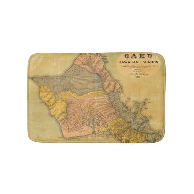 Oahu, hawaiische Inseln Badematte (Vorderseite)