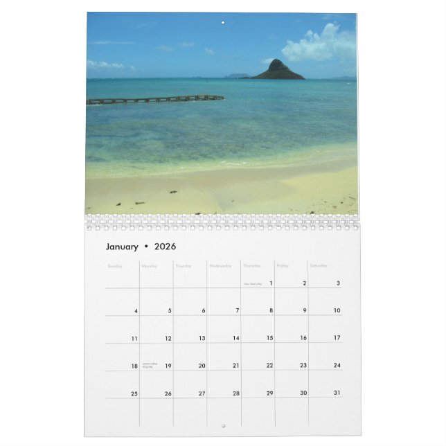 Oahu-Strand-Hütte 2013 Kalender (Jan 2026)